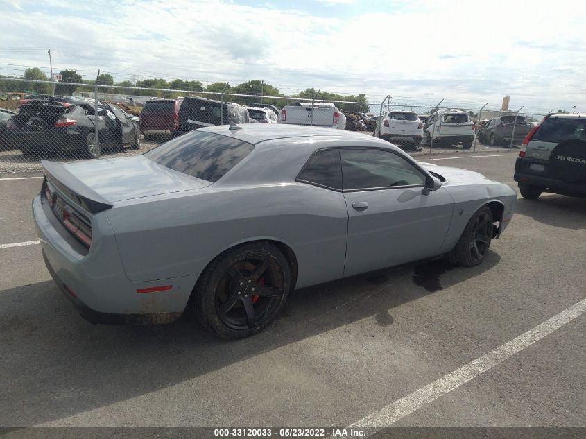 2021 DODGE CHALLENGER SRT HELLCAT REDEYE VIN: 2C3CDZL92MH550970