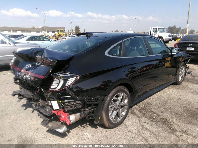 2022 HYUNDAI SONATA SEL VIN: KMHL64JA6NA205717