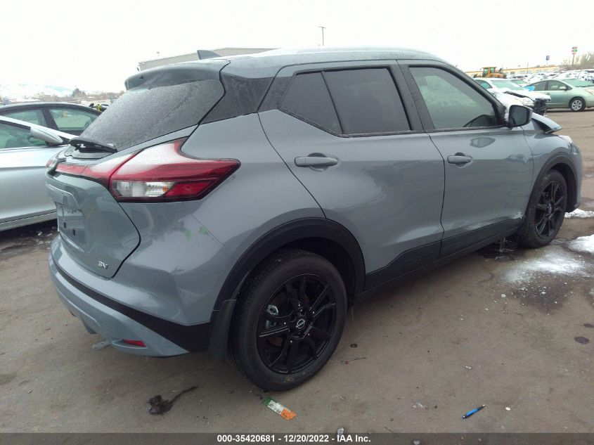 2022 NISSAN KICKS SV VIN: 3N1CP5CV6NL523985