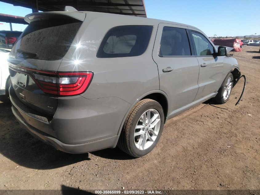 2022 DODGE DURANGO GT VIN: 1C4RDHDG2NC102164
