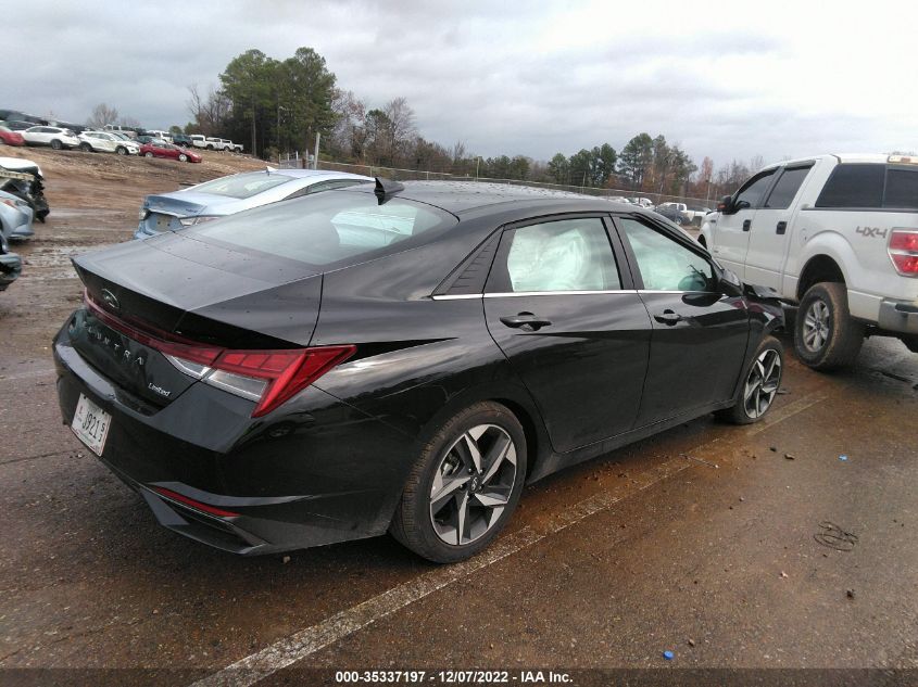 2022 HYUNDAI ELANTRA LIMITED VIN: KMHLP4AG2NU359227
