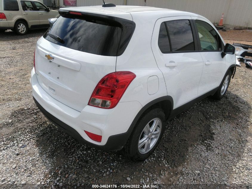 2022 CHEVROLET TRAX LS VIN: KL7CJKSMXNB535898