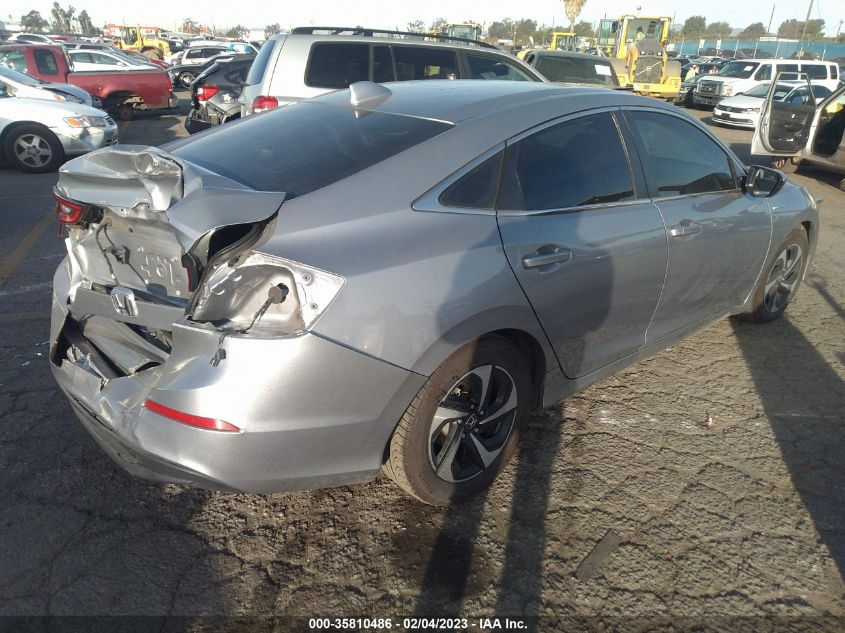 2022 HONDA INSIGHT EX VIN: 19XZE4F50NE000551