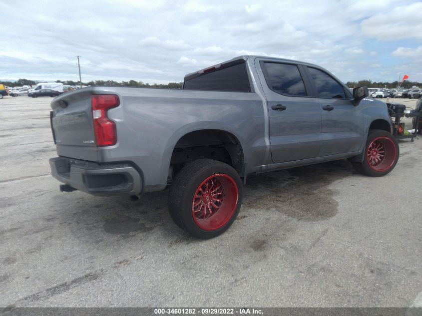 2021 CHEVROLET SILVERADO 1500 CUSTOM VIN: 1GCPWBEK4MZ436421