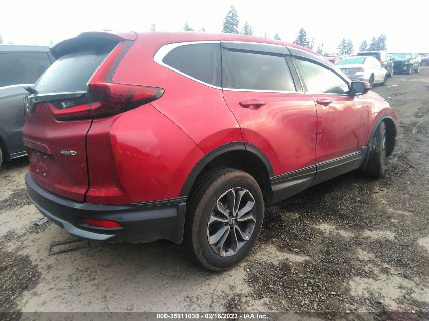 2022 HONDA CR-V EX-L VIN: 2HKRW2H83NH627166