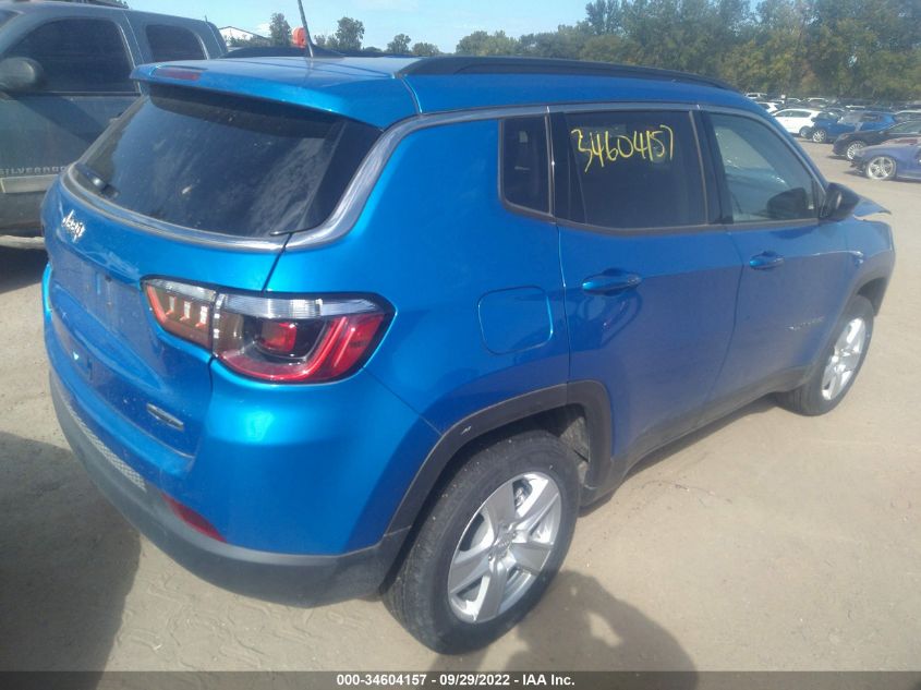 2022 JEEP COMPASS LATITUDE VIN: 3C4NJDBB0NT153870