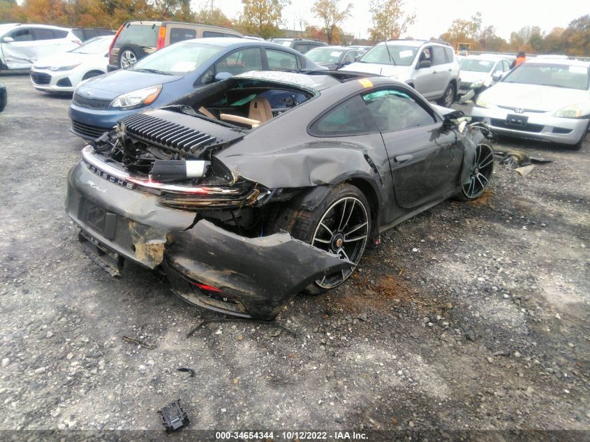 2021 PORSCHE 911 TURBO VIN: WP0AD2A97MS258673