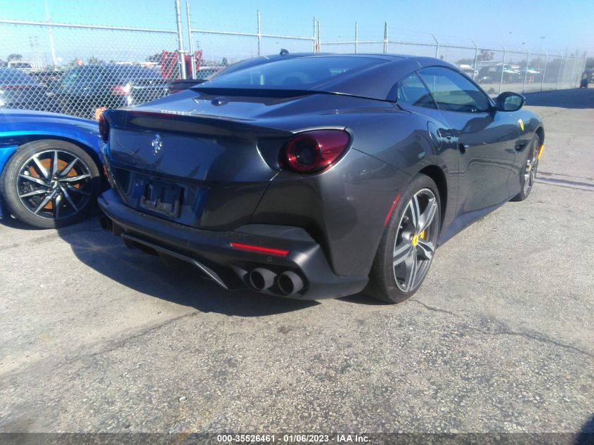 2020 FERRARI PORTOFINO VIN: ZFF89FPA4L0248431