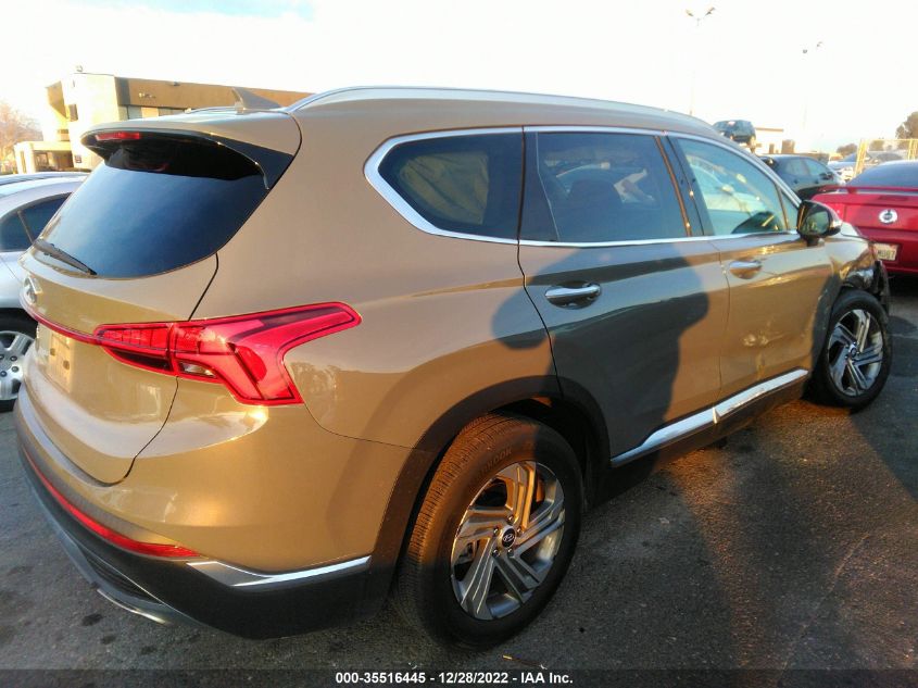 2021 HYUNDAI SANTA FE SEL VIN: 5NMS34AJ9MH341935