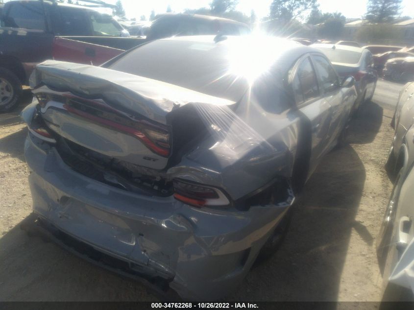 2022 DODGE CHARGER GT VIN: 2C3CDXHG4NH106583