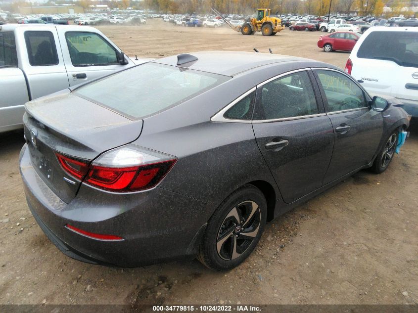 2022 HONDA INSIGHT EX VIN: 19XZE4F56NE014308
