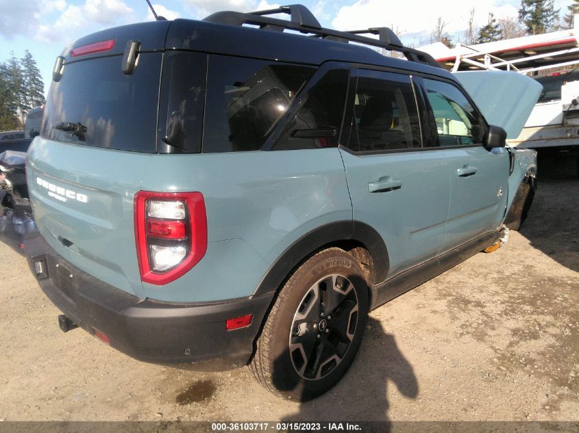 2022 FORD BRONCO SPORT OUTER BANKS VIN: 3FMCR9C68NRD35226