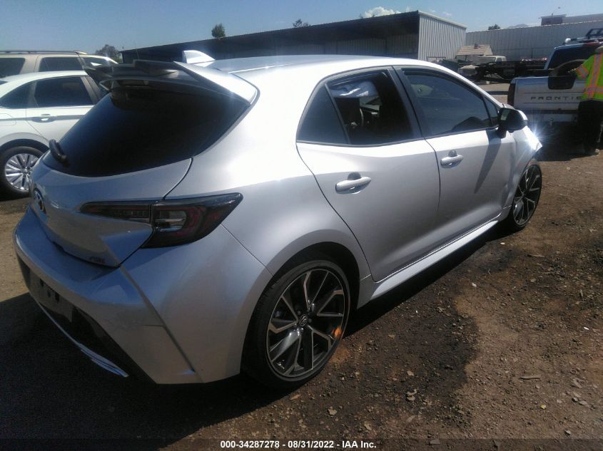 2022 TOYOTA COROLLA HATCHBACK XSE VIN: JTNC4MBE0N3158986