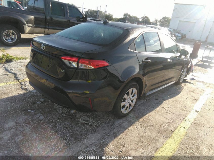 2022 TOYOTA COROLLA LE VIN: 5YFEPMAE4NP335262