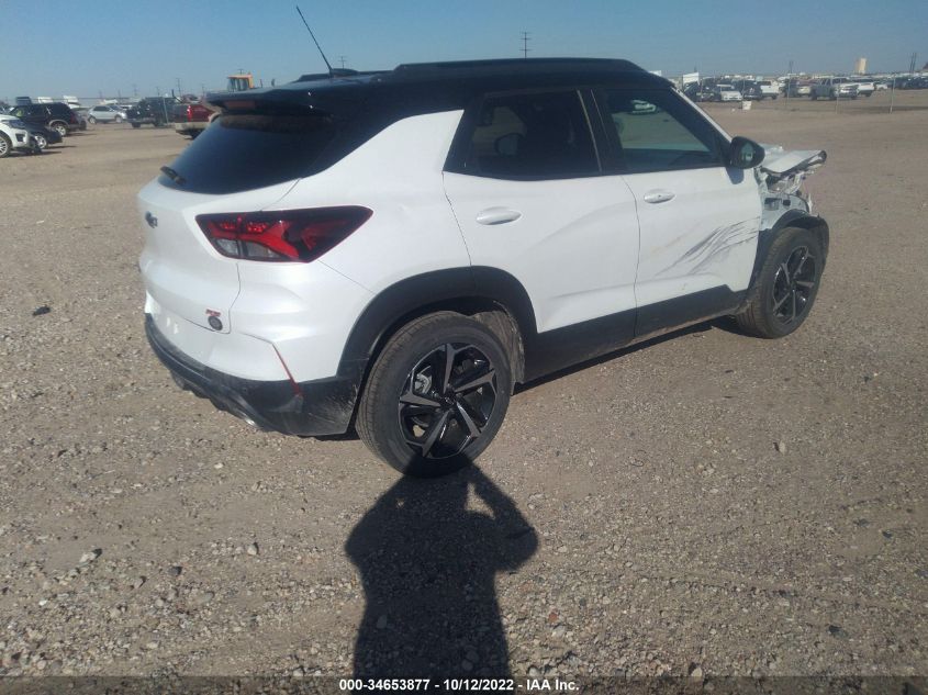 2022 CHEVROLET TRAILBLAZER RS VIN: KL79MTSL9NB119940