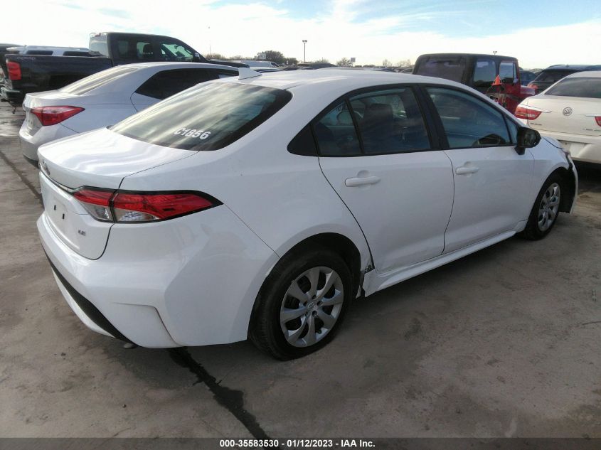 2021 TOYOTA COROLLA LE VIN: 5YFEPMAE1MP206975