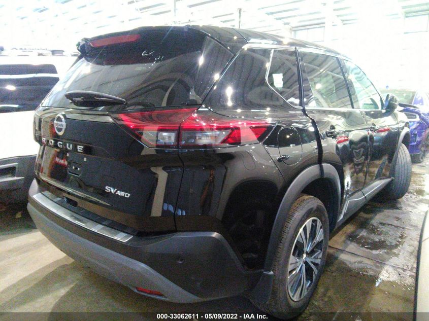 2021 NISSAN ROGUE SV VIN: 001AT3884MC676480