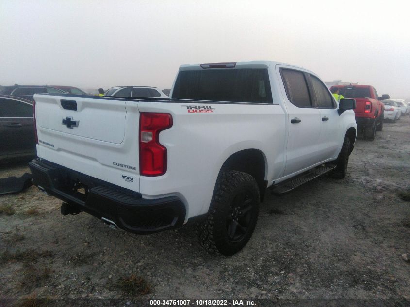 2021 CHEVROLET SILVERADO 1500 CUSTOM TRAIL BOSS VIN: 3GCPYCEF2MG470876