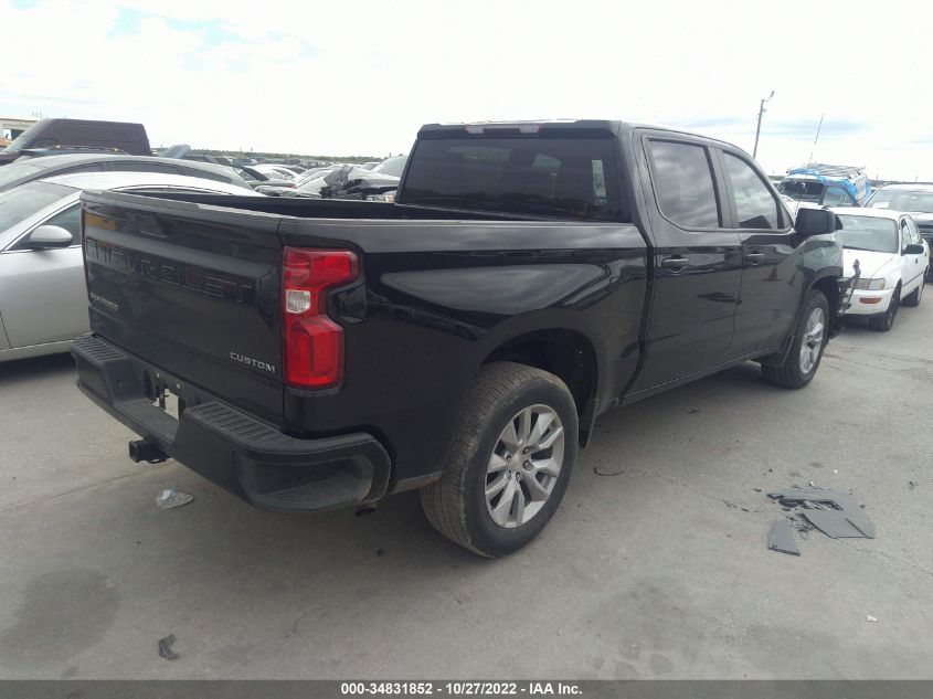 2021 CHEVROLET SILVERADO 1500 CUSTOM VIN: 3GCPWBEK6MG285498