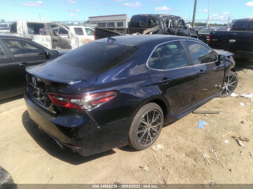 2022 TOYOTA CAMRY SE VIN: 4T1G11AK1NU018553