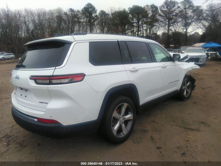 2021 JEEP GRAND CHEROKEE L LIMITED VIN: 1C4RJKBG9M8158824