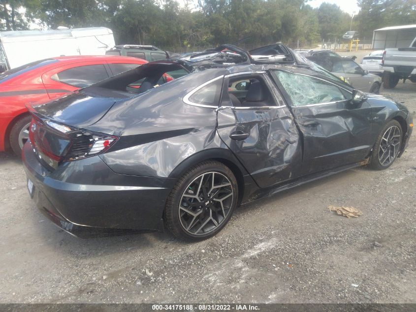 2022 HYUNDAI SONATA N LINE VIN: KMHL14JC0NA227468