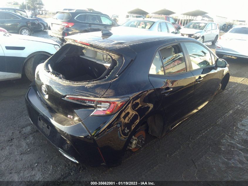 2022 TOYOTA COROLLA HATCHBACK SE/NIGHTSHADE/XSE VIN: JTND4MBE0N3154974