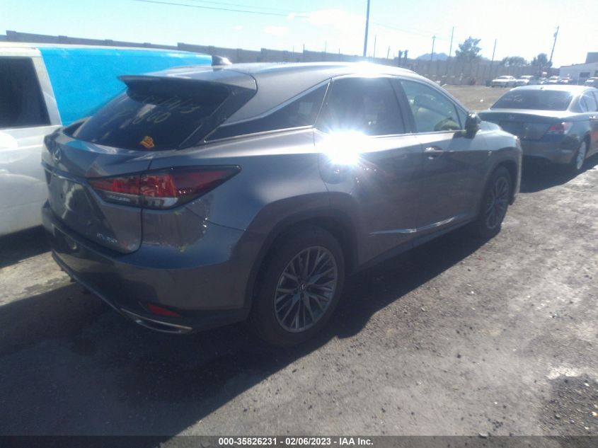2021 LEXUS RX RX 350 F SPORT HANDLING VIN: 2T2YZMDA4MC278409