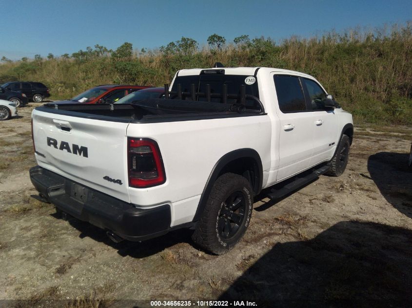 2021 RAM 1500 REBEL VIN: 1C6SRFLT5MN580272