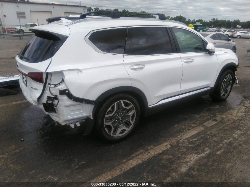 2022 HYUNDAI SANTA FE LIMITED VIN: 5NMS4DAL4NH391027