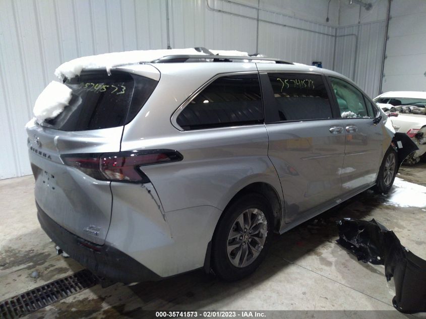 2023 TOYOTA SIENNA XLE/WOODLAND EDITION VIN: 5TDJSKFCXPS080443