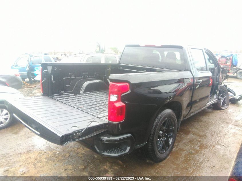 2022 CHEVROLET SILVERADO 1500 CUSTOM VIN: 1GCPABEK0NZ530120