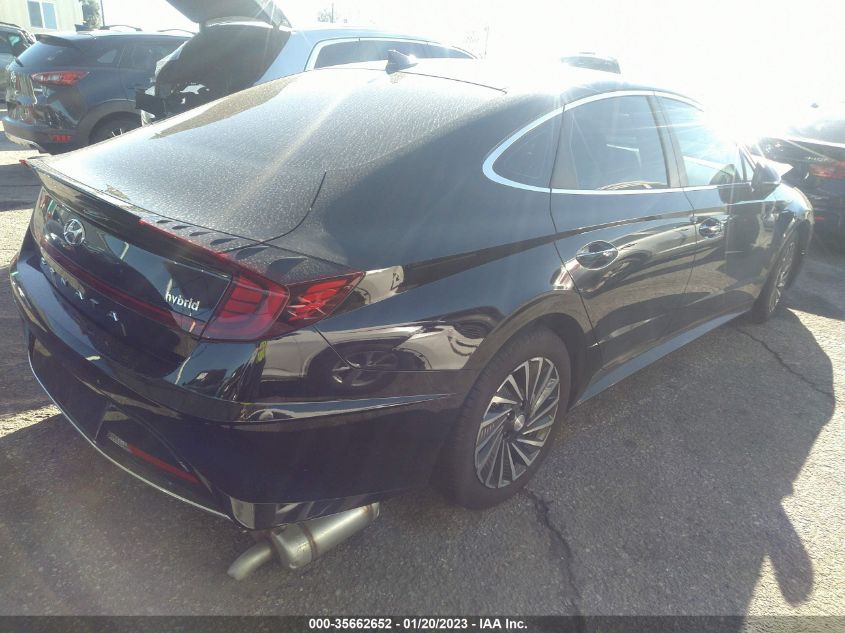 2022 HYUNDAI SONATA HYBRID SEL VIN: KMHL34JJ9NA050783