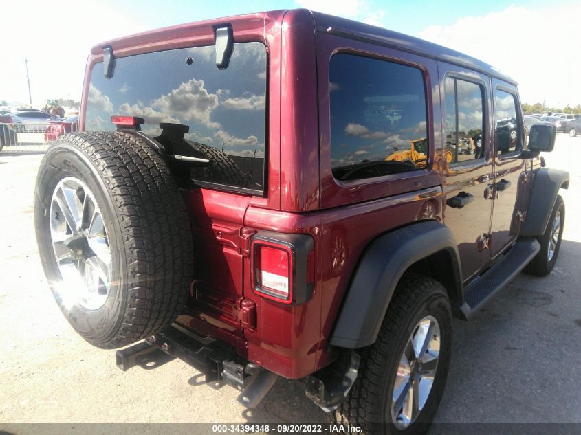 2022 JEEP WRANGLER UNLIMITED SPORT S VIN: 1C4HJXDG1NW119356