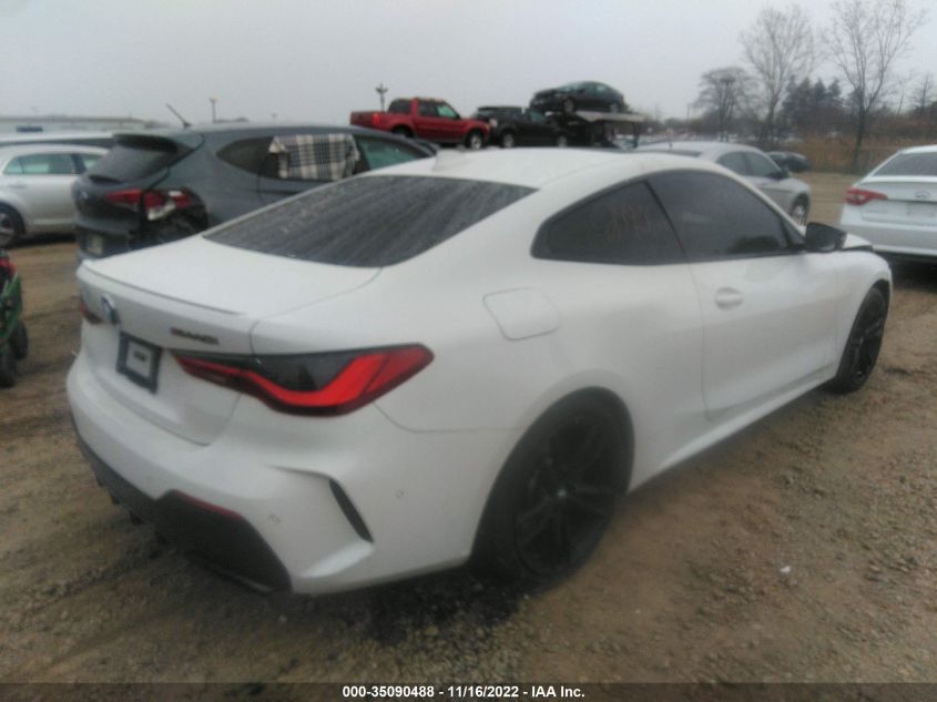 2021 BMW 4 SERIES M440I XDRIVE VIN: WBA13AR03MCF69322
