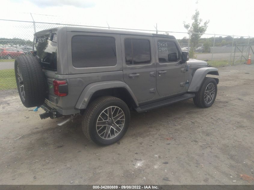 2022 JEEP WRANGLER 4XE UNLIMITED SAHARA HIGH VIN: 1C4JJXP60NW215533