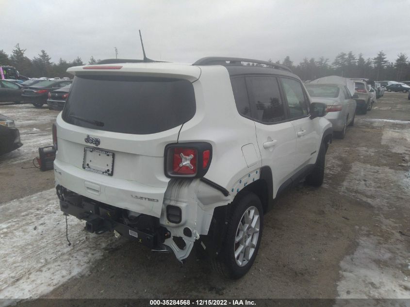 2021 JEEP RENEGADE LIMITED VIN: ZACNJDD18MPN32722