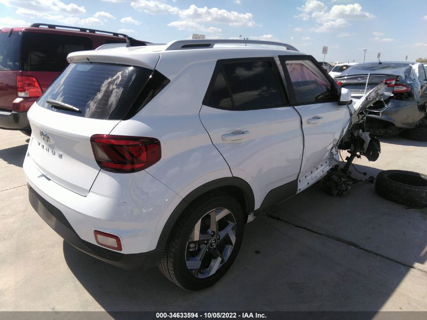 2021 HYUNDAI VENUE SEL VIN: KMHRC8A39MU105944