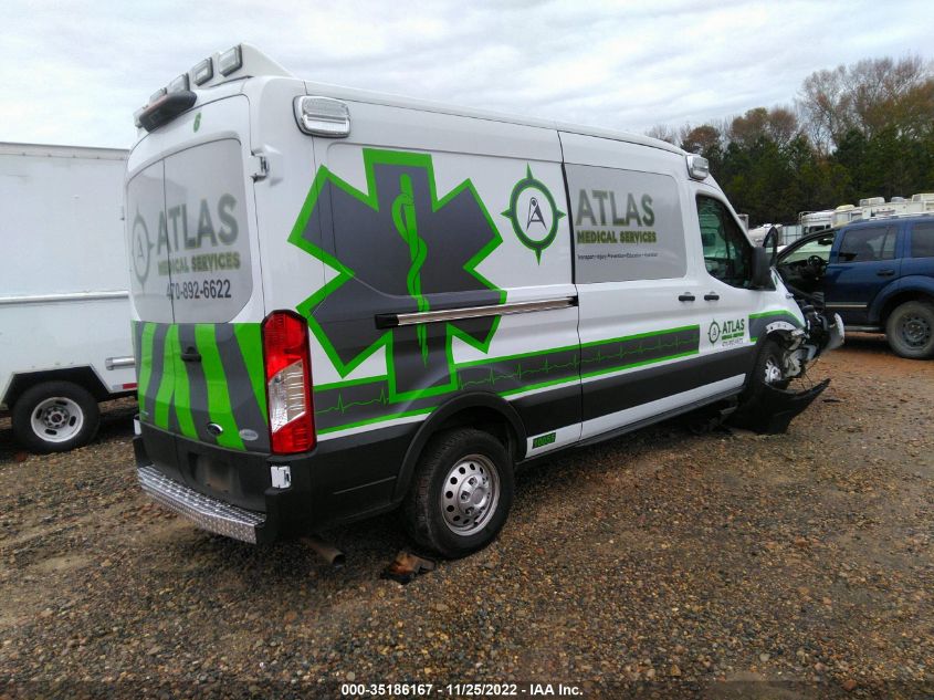 2021 FORD TRANSIT CARGO VAN VIN: 1FDBR1CG4MKB02534