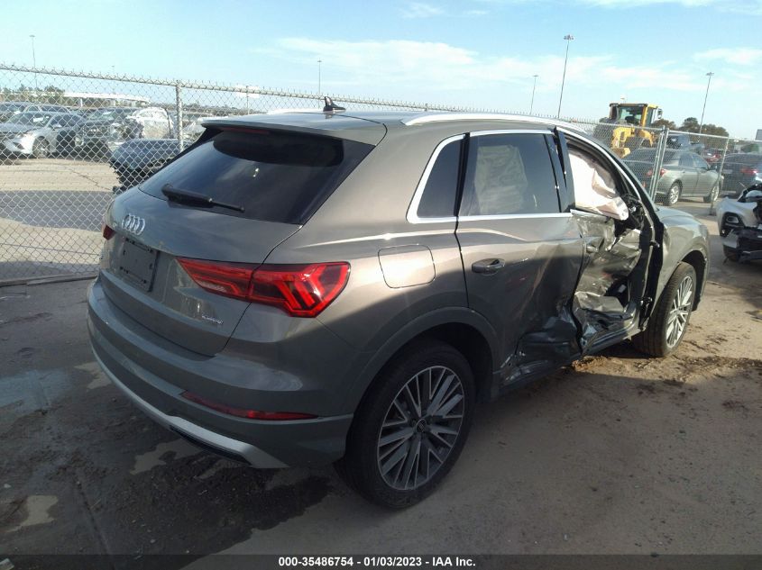 2021 AUDI Q3 PREMIUM VIN: WA1AUCF3XM1138022