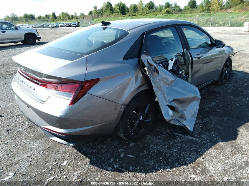 2022 HYUNDAI ELANTRA SEL VIN: KMHLS4AG3NU370350