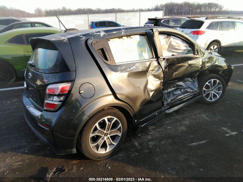 2020 CHEVROLET SONIC LT VIN: 1G1JD6SB5L4138777