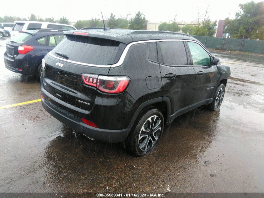 2022 JEEP COMPASS LIMITED VIN: 3C4NJDCBXNT196983