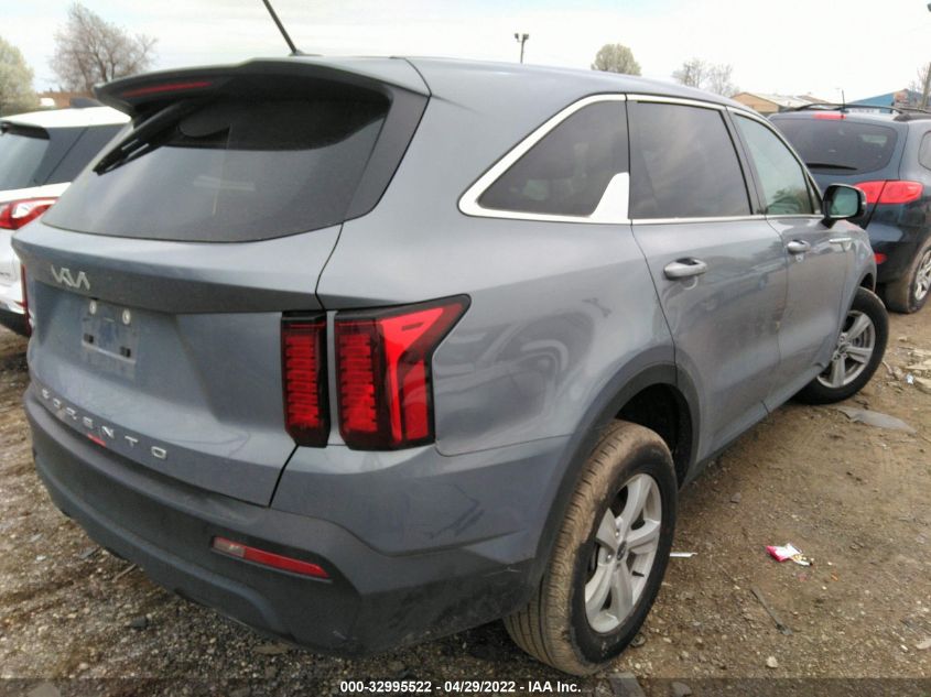 2022 KIA SORENTO LX VIN: 5XYRGDLC9NG085244