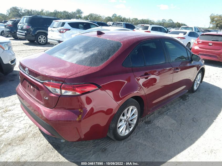 2022 TOYOTA COROLLA LE VIN: 5YFVPMAE2NP324731
