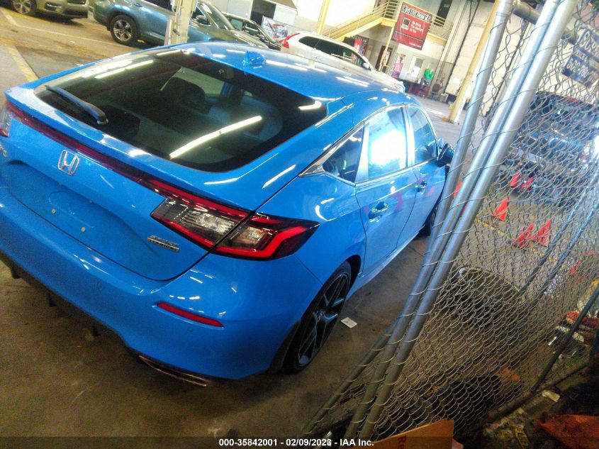 2022 HONDA CIVIC HATCHBACK SPORT TOURING VIN: 19XFL1H84NE021238