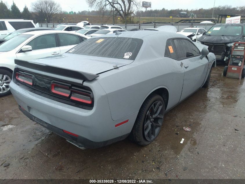 2022 DODGE CHALLENGER R/T VIN: 2C3CDZBT2NH144492