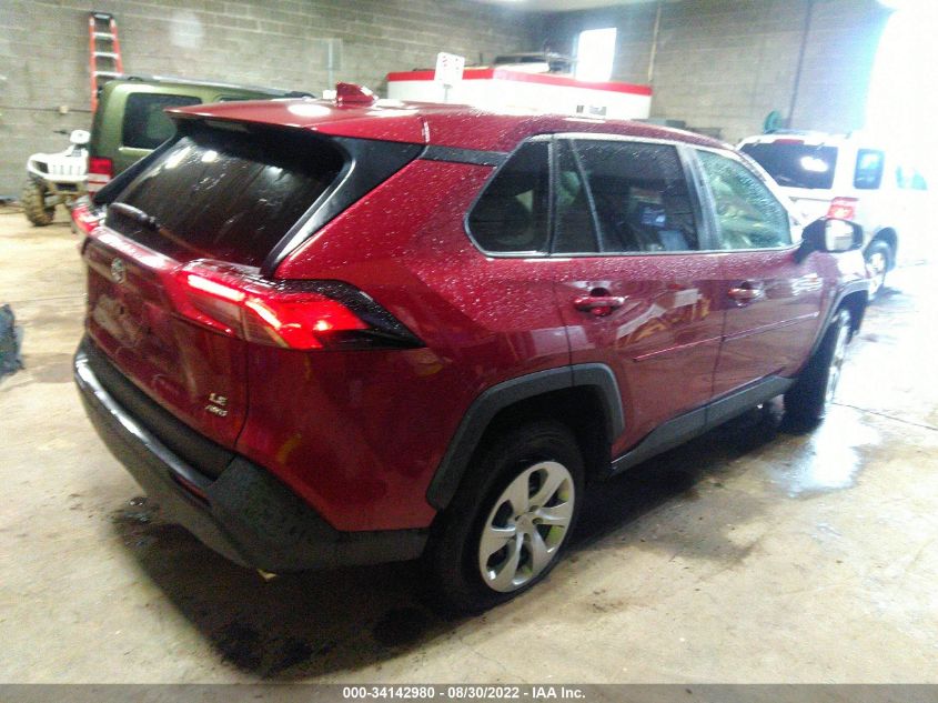 2022 TOYOTA RAV4 LE VIN: 2T3F1RFV0NW266412