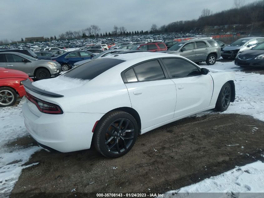 2022 DODGE CHARGER SXT VIN: 2C3CDXBG9NH133402