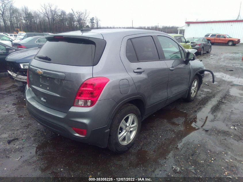 2020 CHEVROLET TRAX LS VIN: 3GNCJKSB2LL304708